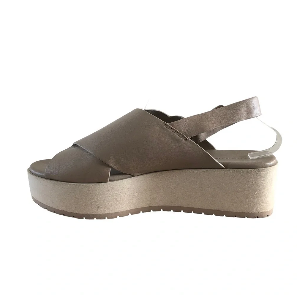 Vince Jenaya Slingback Nude‎ Sport Platform Sandal 10